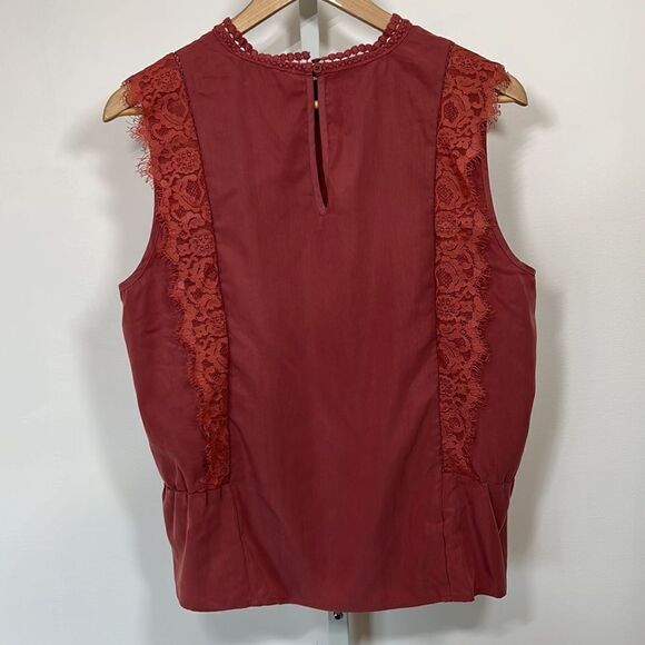COLLECTIVE CONCEPTS/STITCH FIX Women’s Braydee Lace Detail Blouse Pink Size XL - Picture 9 of 16